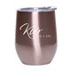 12 oz ACE Stainless Steel Wine Tumbler With Lid