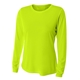A4 Ladies Long Sleeve Cooling Performance Crew Shirt