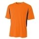 A4 Mens Cooling Performance Color Blocked T - Shirt