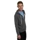 Bayside Unisex Full - Zip Fashion Hooded Sweatshirt