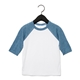 Bella + Canvas Toddler 3/4- Sleeve Baseball T - Shirt - 3200t
