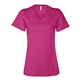 Bella + Canvas - Womens Relaxed Short Sleeve Jersey V - Neck Tee - 6405
