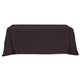Flat Poly / Cotton 4- sided Table Cover - fits 8 standard table