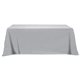 Flat Poly / Cotton 4- sided Table Cover - fits 8 standard table