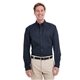 Harriton Mens Foundation Cotton Long - Sleeve Twill Shirt withTeflon