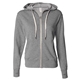 Independent Trading Co. Unisex French Terry Heathered Full - Zip Hoody