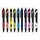 iWriter(R) Gel - Sport Stylus - Soft Touch Rubberized Hybrid Black Ink Gel Pen Stylus