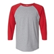 LAT Fine Jersey 3/4 Sleeve Baseball T - Shirt