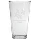 Moderne Glass Co - Deep Etched 16 oz Pint Glass