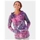 MV Sport - Womens Courtney Burnout V - Notch Hooded Sweatshirt - COLORS