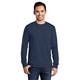 Port Company Long Sleeve Essential T - Shirt with Pocket