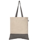 Quebec - 5 oz Two - Tone Recycled Cotton Tote