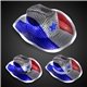 Red White Blue LED Cowboy Hat with Black Band