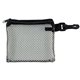 TechMesh Hang Pro Mobile Tech Charging Cable Kit in Mesh Zipper Pouch Components inserted into Zipper Pouch