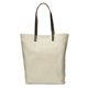 Urban Cotton Tote Bag with Leather Handles