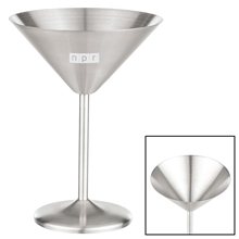 10 oz Stainless Steel Martini Glass