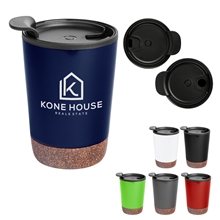 10 oz Stainless Steel Zoe Tumbler With Cork Base