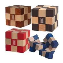 Wooden Elastic Cube Puzzle