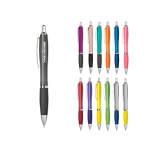 Satin Curvy Ballpoint Click Pen