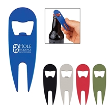 Divot Tool With Bottle Opener