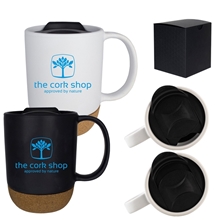 14 oz Ceramic Cork Bottom Mug