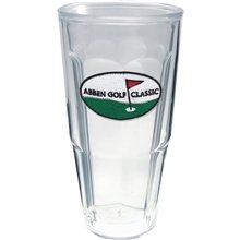 24 oz Thermal Tumbler With Embroidered Emblem - Plastic
