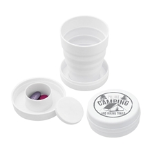 3 1/2 oz Collapsible Cup w / Pillbox