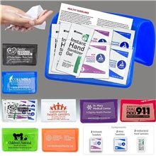 ORION Sanitizer Wipes On - the - Go First Aid Kit in Colorful Vinyl Pouch