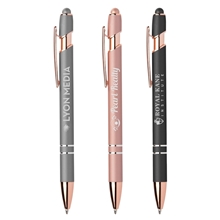Ellipse Rose Gold Pen with Stylus