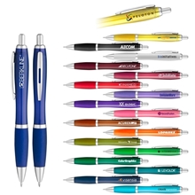 Curvaceous Translucent Click Ballpoint Pen