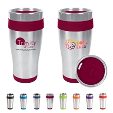 16 oz BPA - Free Plastic Blue Monday Travel Tumbler Multiple Colors