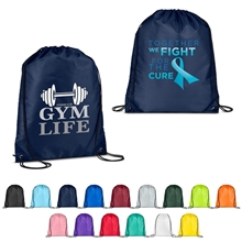 Polyester Cinch Up Backpack 14.5 X 17.5