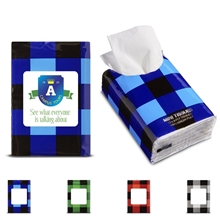 Mini Tissue Packet - Buffalo Plaid