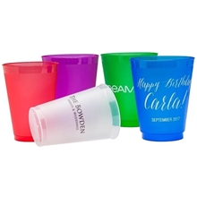 16 oz Plastic Frost Flex Reusable Stadium Cup