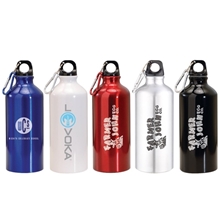 20 oz Aluminum Water Bottle w / Carabiner