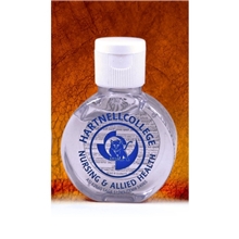 CirPal 1 oz Compact Hand Sanitizer Antibacterial Gel in Round Flip - Top Squeeze Bottle