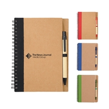 5 x 7 FSC(R) Mix Eco - Friendly Spiral Notebook with Pen