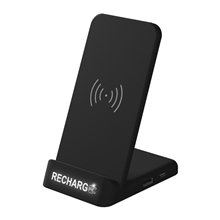 5W Wireless Charging Station with Light - Up Logo