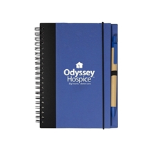 Contrast Paperboard Spiral Notebook Pen 5.5 x 7.125