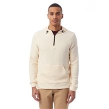 Alternative Adult Quarter Zip Fleece Hooded Sweatshirt