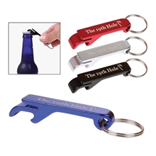 Aluminum Bottle Opener Key Tag