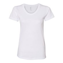 American Apparel - Womens Poly - Cotton Short Sleeve T - Shirt - WHITE