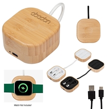 Bamboo Wireless Earbuds Watch Charger