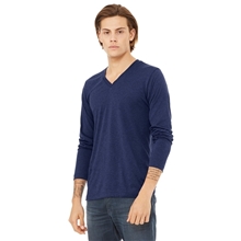 BELLA + CANVAS Jersey Long - Sleeve V - Neck T - Shirt - 3425