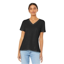 Bella+Canvas (R) Womens Relaxed Jersey Short Sleeve V - Neck Tee - 6405