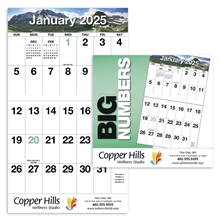 Big Numbers Appointment Calendar - Stapled