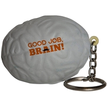 Brain Stress Ball Keyring - Stress reliever