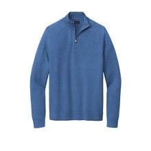 Brooks Brothers(R) Cotton Stretch 1/4- Zip Sweater