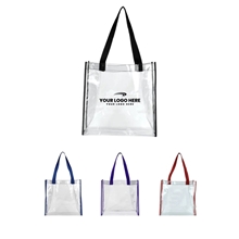 Clear Vinyl Stadium Compliant Tote Bag