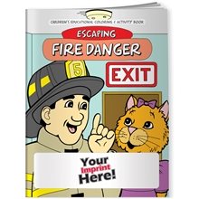Coloring Book - Escaping Fire Danger